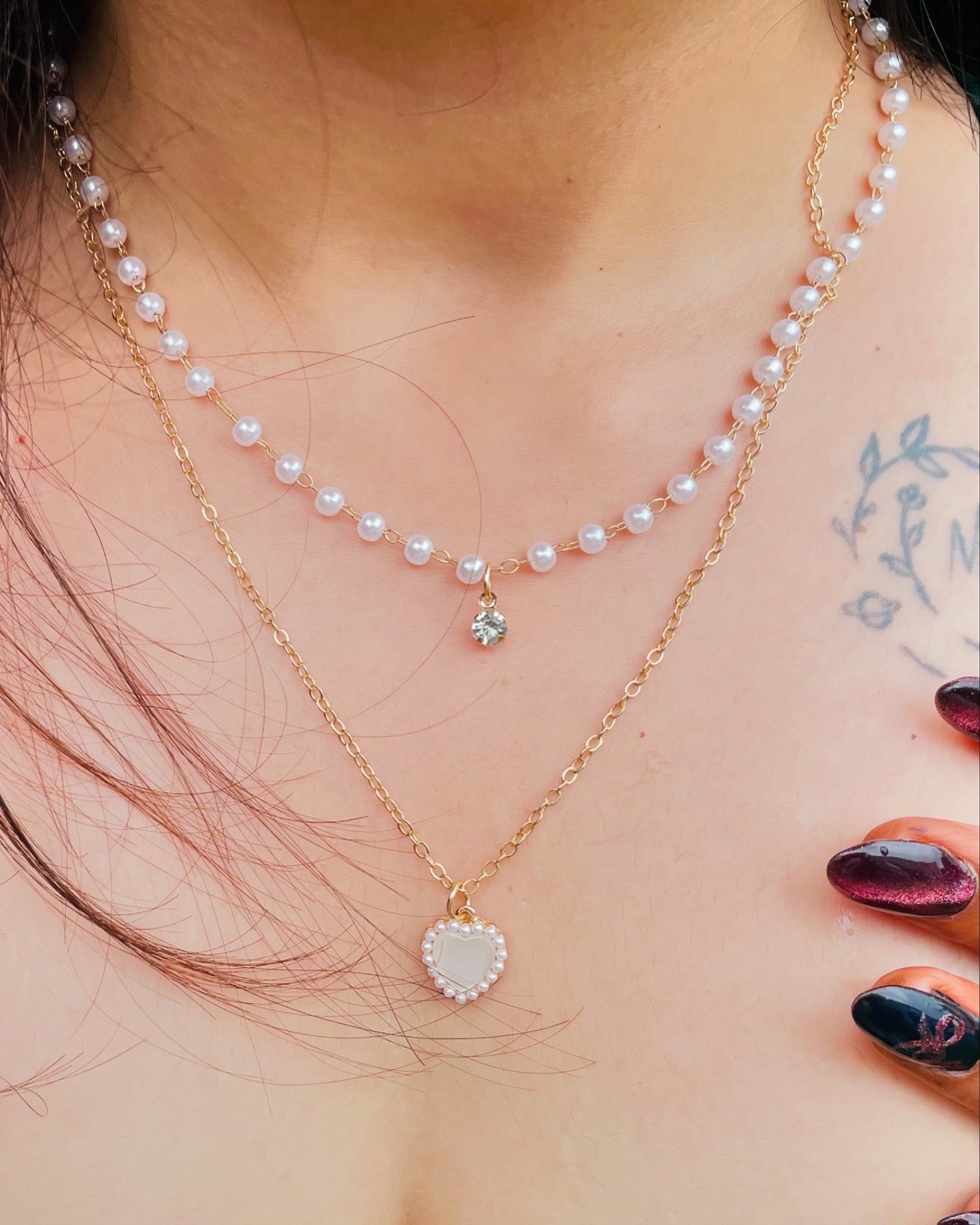 Pearled in your heart necklace!