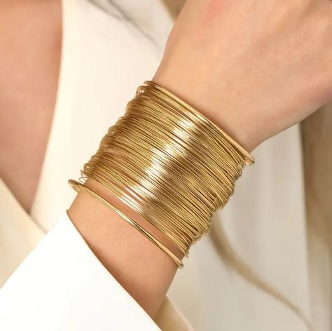 Spiral Cuff Bracelets
