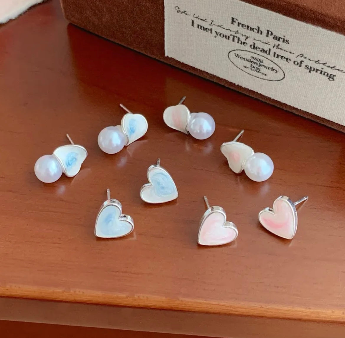 Pearlscent Tiny Heart (pink)