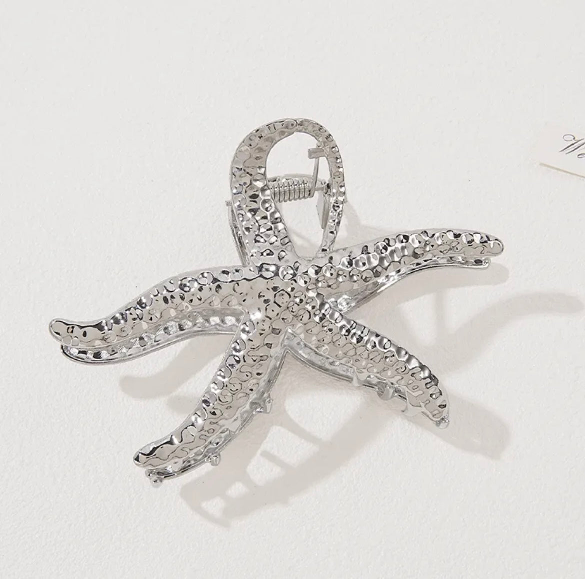 Hawaiian starfish hair claw