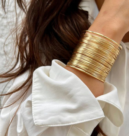 Spiral Cuff Bracelets