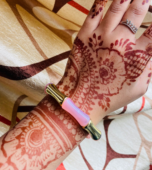 Pink Retro Aryclic Bracelets (stack of 1)