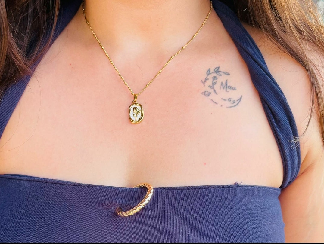 Mermaid charms necklace