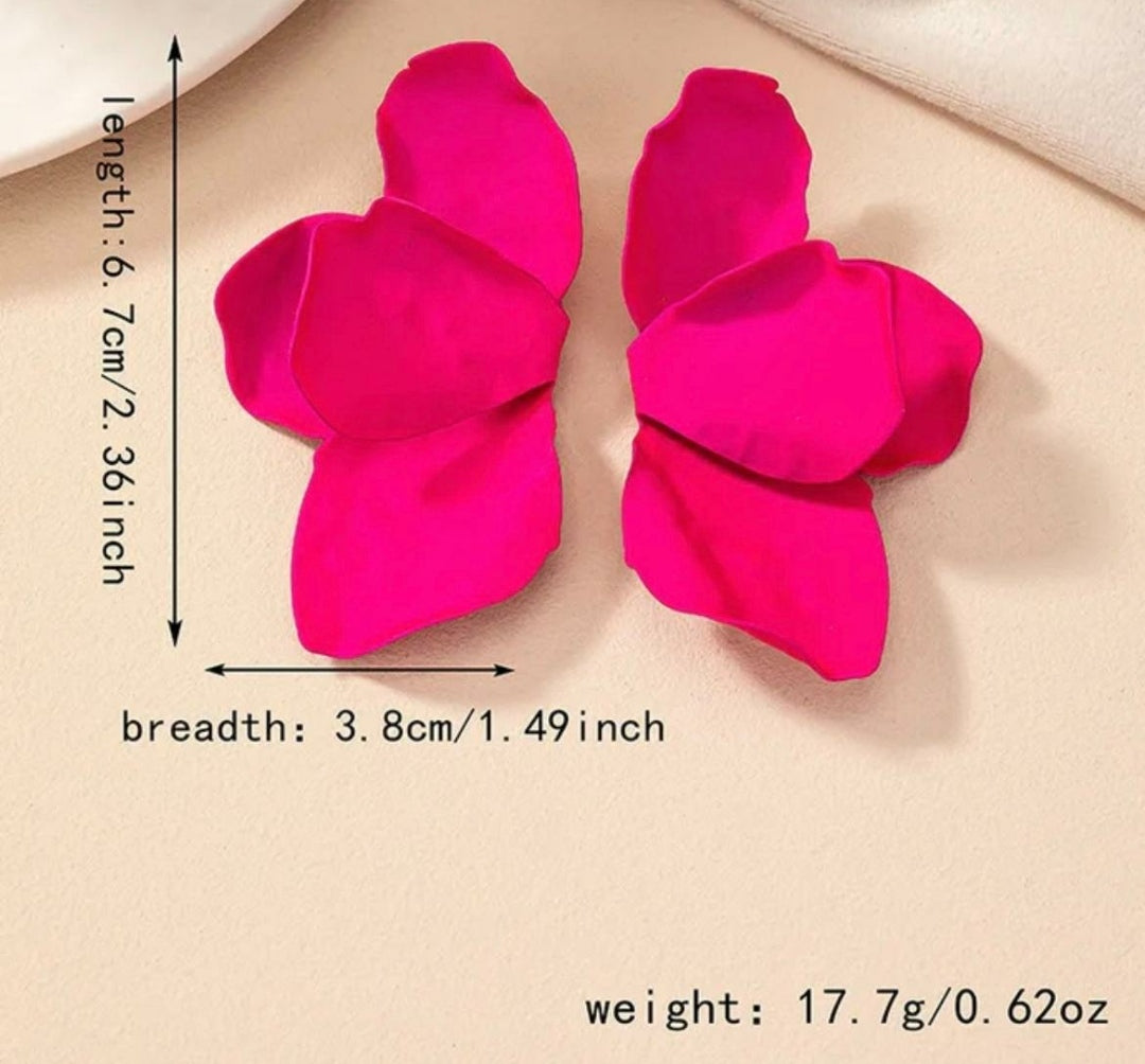 Pop up earrings (pink)