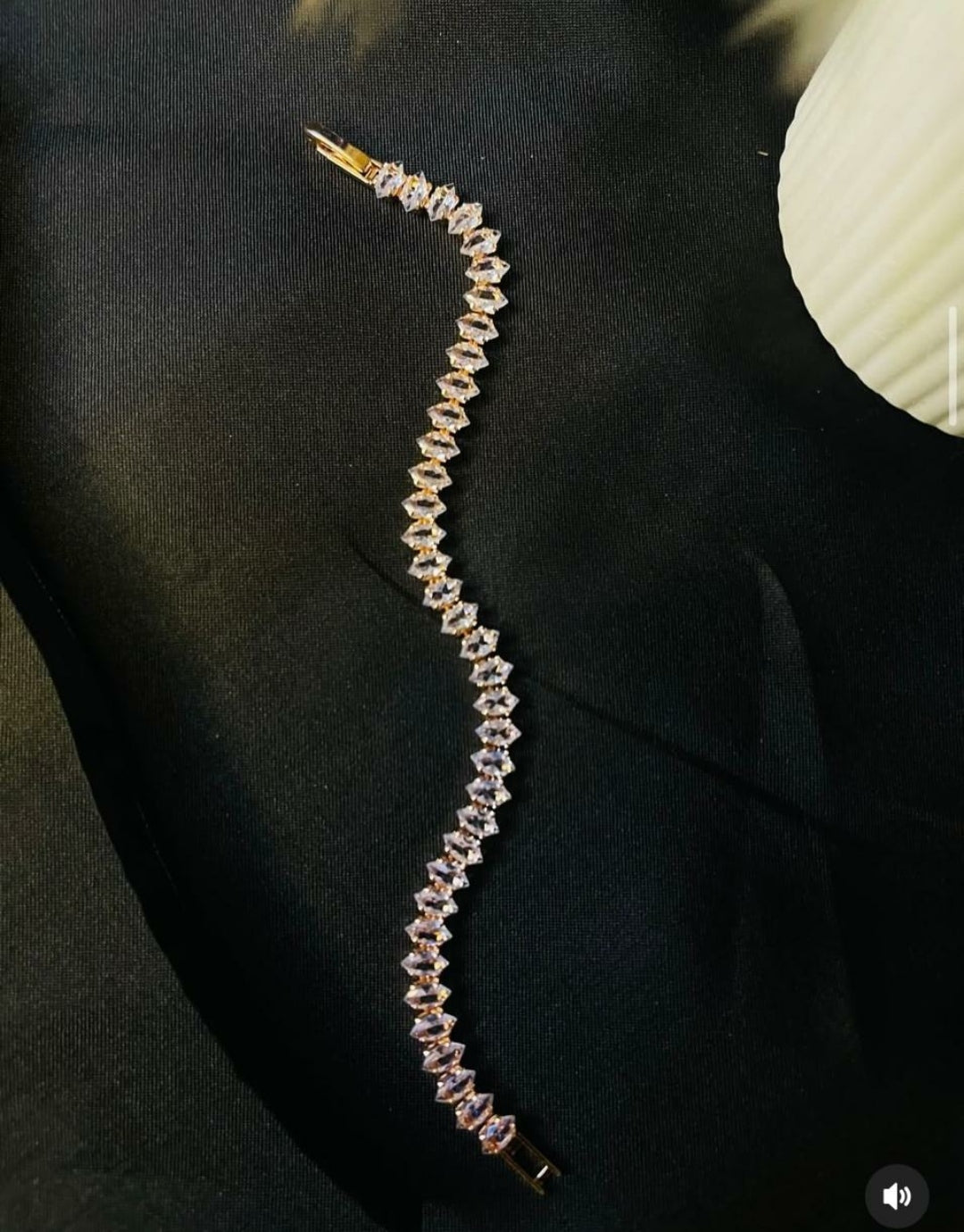 Regal crown tennis bracelet