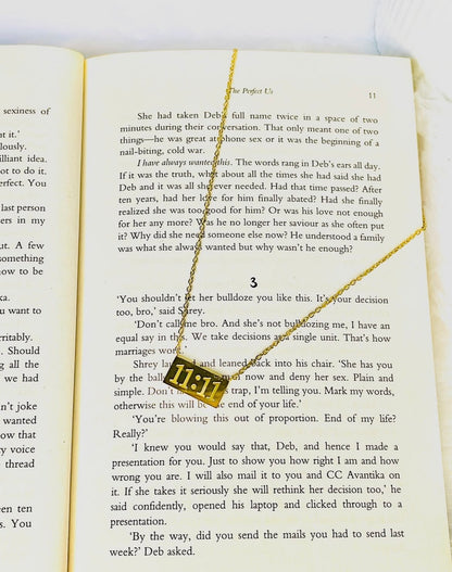Manifest 11:11 necklace