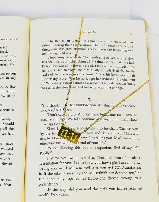 Manifest 11:11 necklace